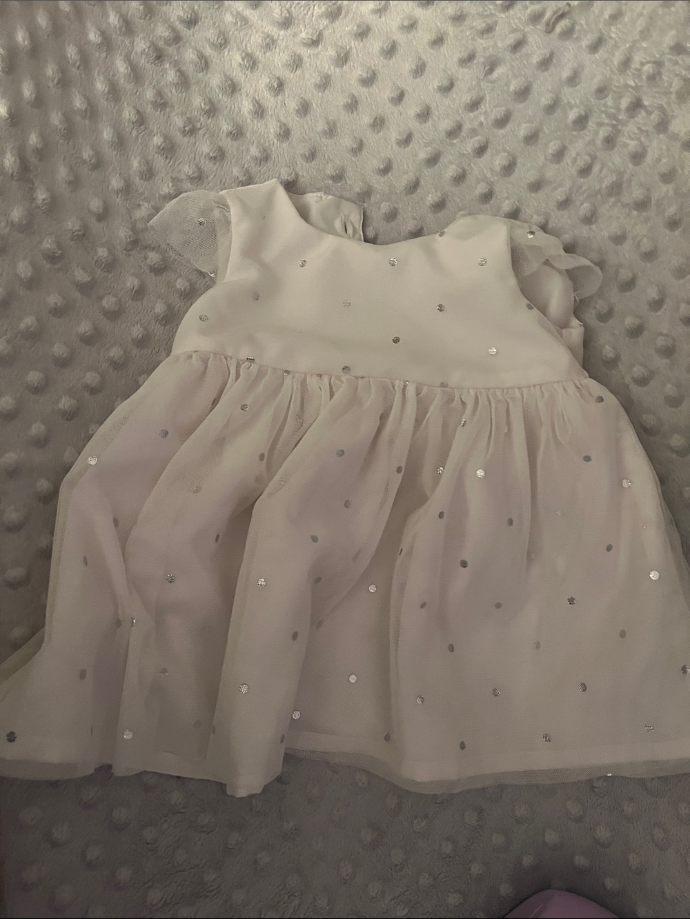 Carter's Light Pink Sparkle Tulle Dress